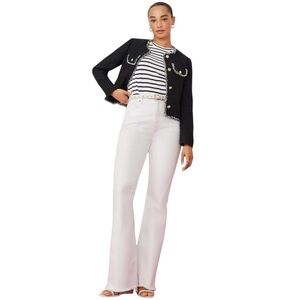 Loft Slim Flare Wide Leg High Rise Regular lightweight Jeans